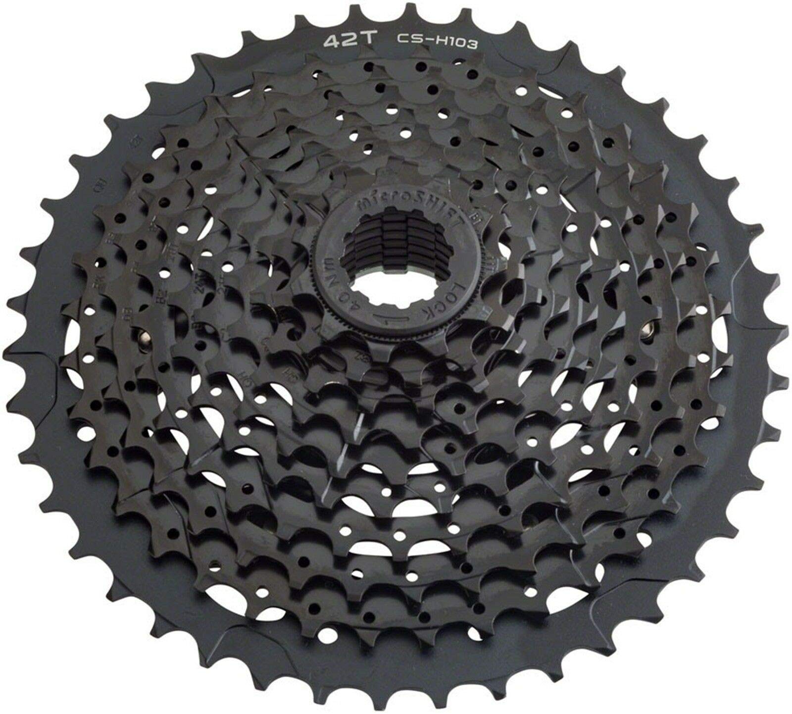 Amazon.com : microSHIFT H103 10-Speed Cassette 11-42T Black
